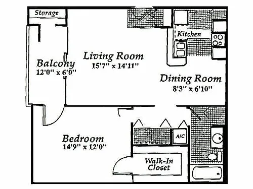 Floor plan The Bimini