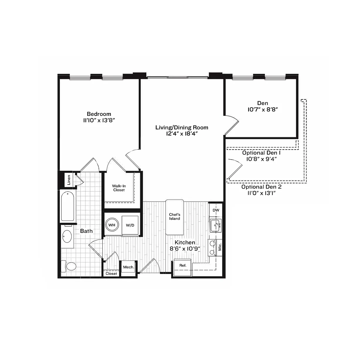 Floor plan Compass 1