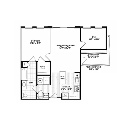 Floor plan Compass 1