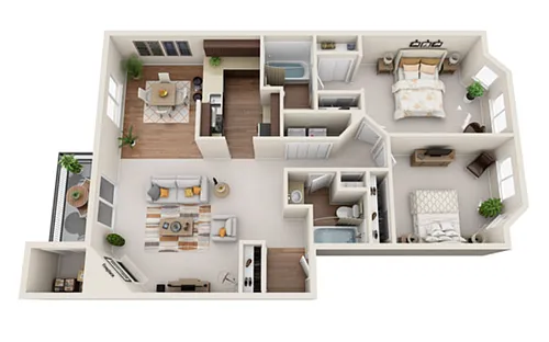 Floor plan 2X2