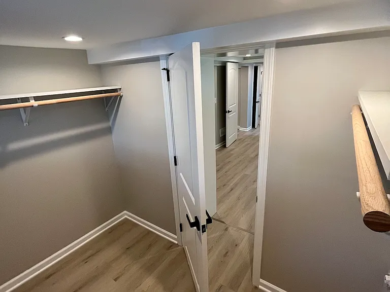 Primary closet