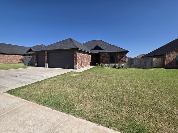Sidewalks surround the neighborhood
