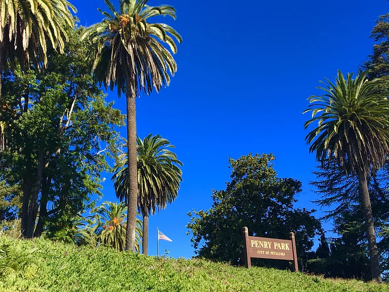 Penry Park across the street