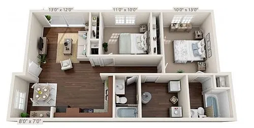 Floor plan B1