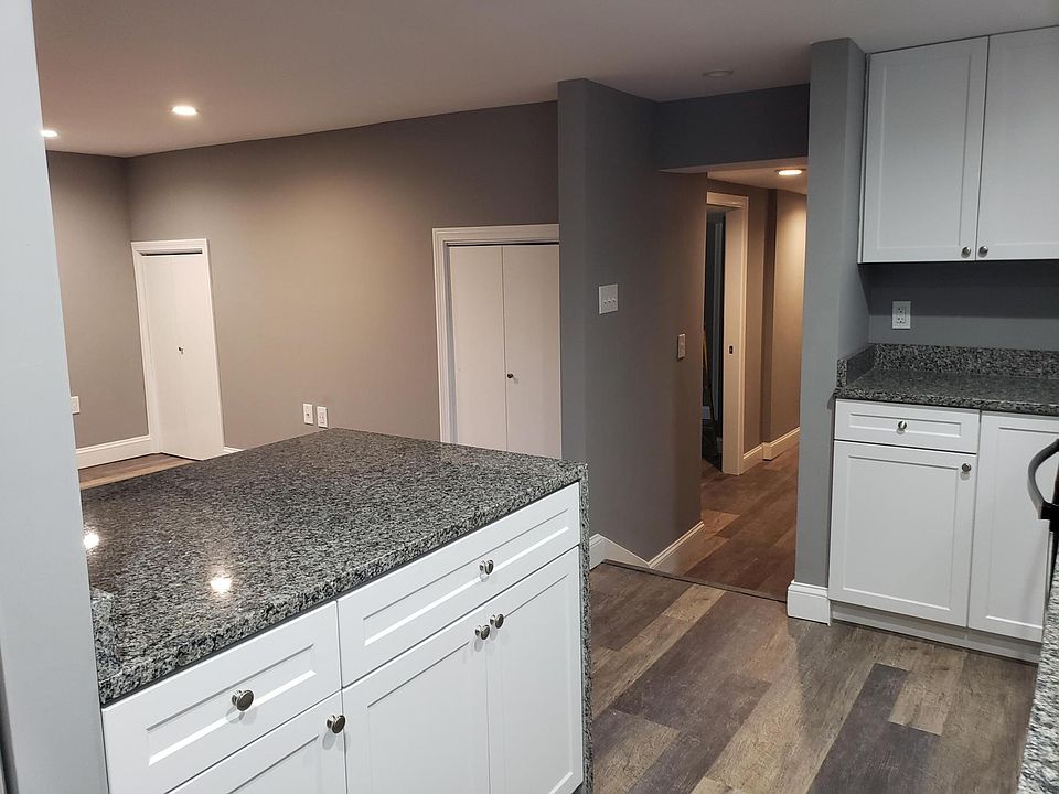 Kitchen: the island has plenty of storage on one side and on the opposing side room for 2 bar stools.