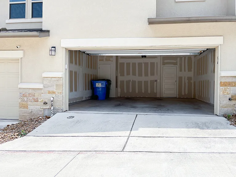 Two car garage