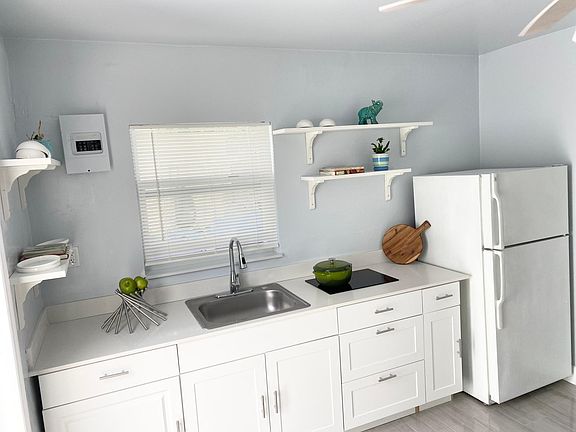 small kitchenette.