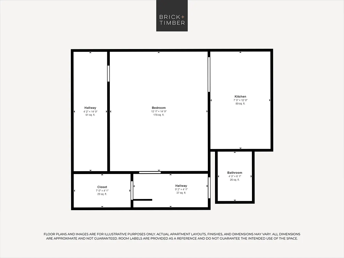 Floor plan Studio