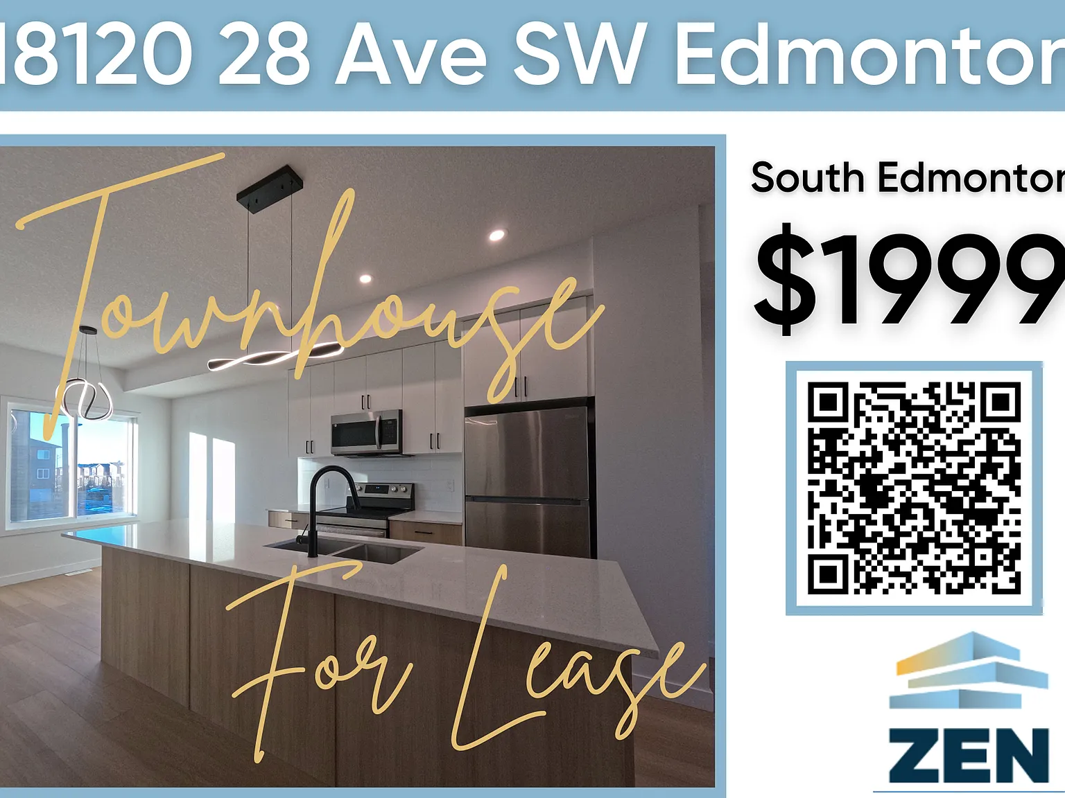 SF320- 3 Bed + Den, 2.5 Bath Townhouse in Keswick - 18120 28 Ave SW - August 11 Update — Photo 1