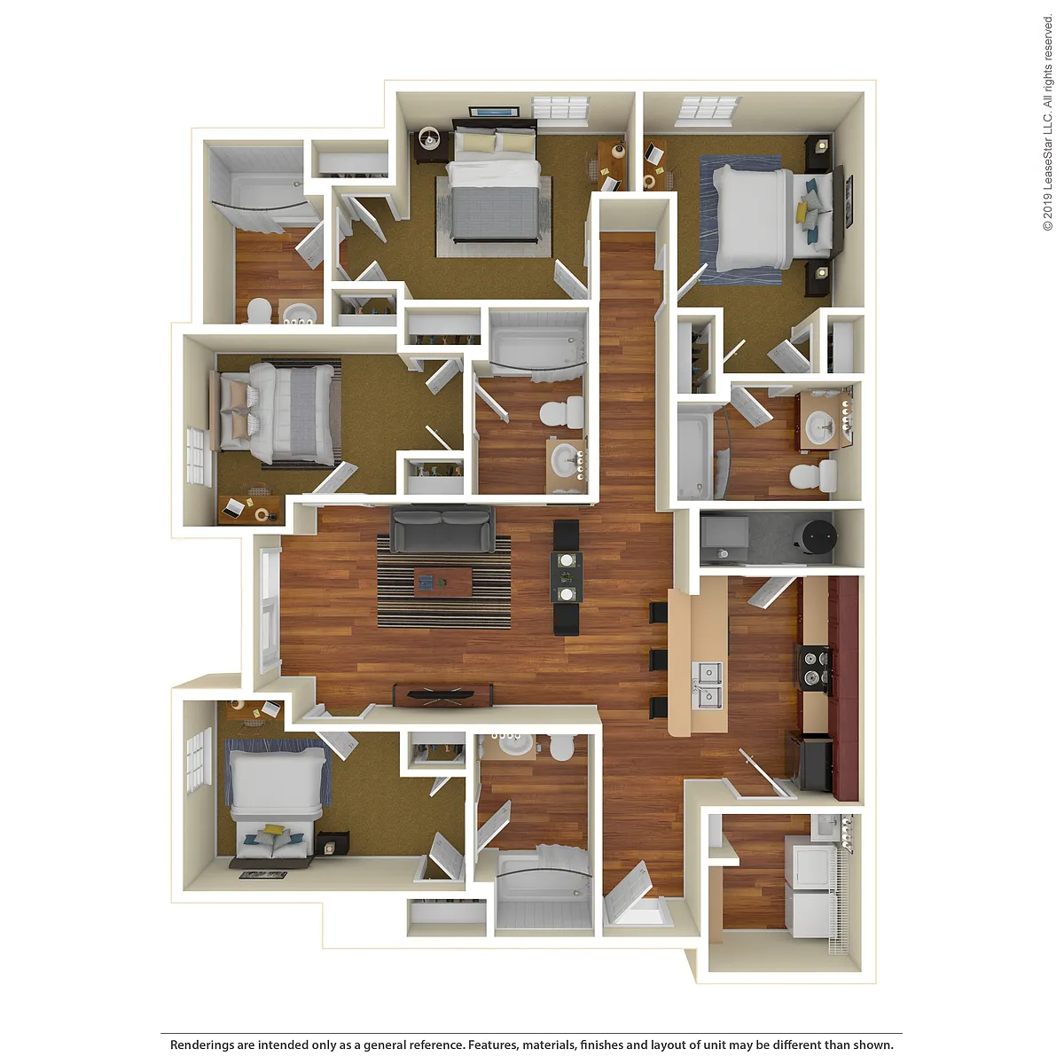 Floor plan 4X4