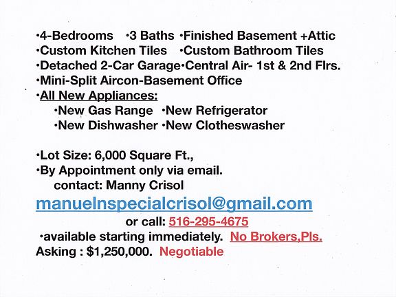 House Particulars