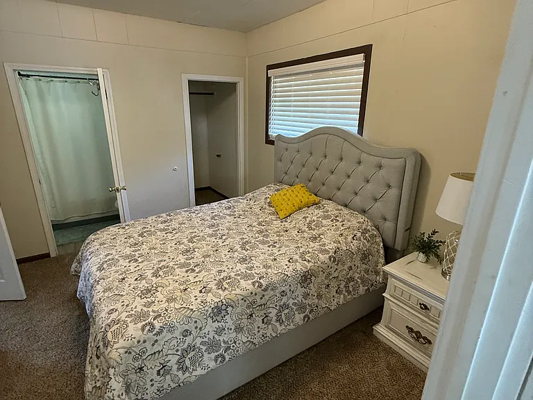 Queen bed and dresser