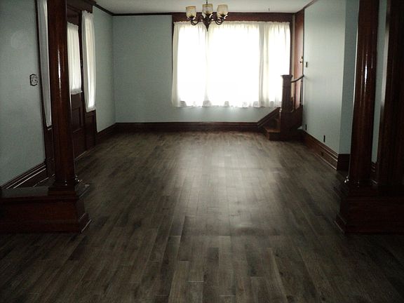 Living Room with new floor covering