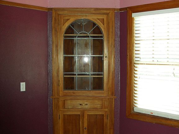 Dining room with built-in