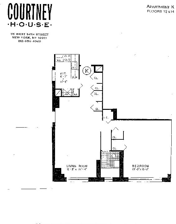 1st image of 55 W 14th St APT 12K