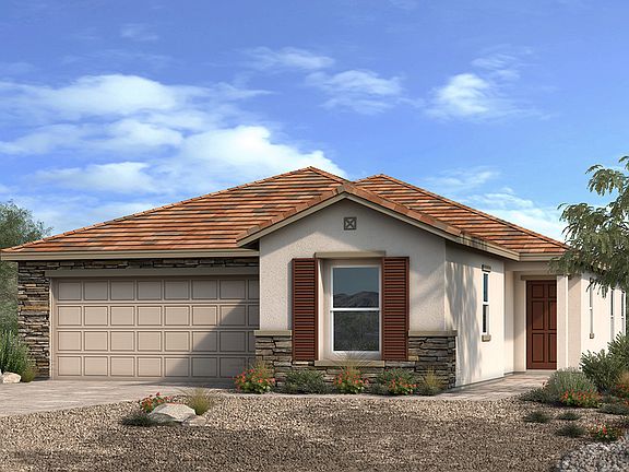 Exterior B with optional stone