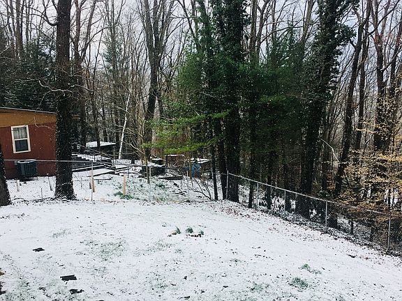 Fenced back yard