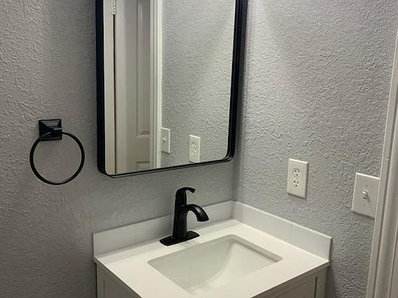 Full Bathroom with shower (no tub). Everything is new. You are the first to live in it.