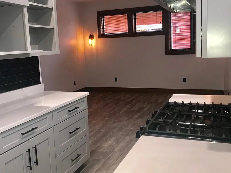kitchen to living room