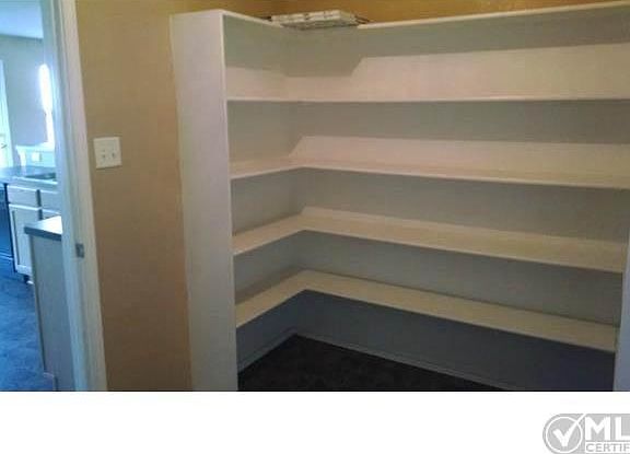 Large pantry area in laundary room