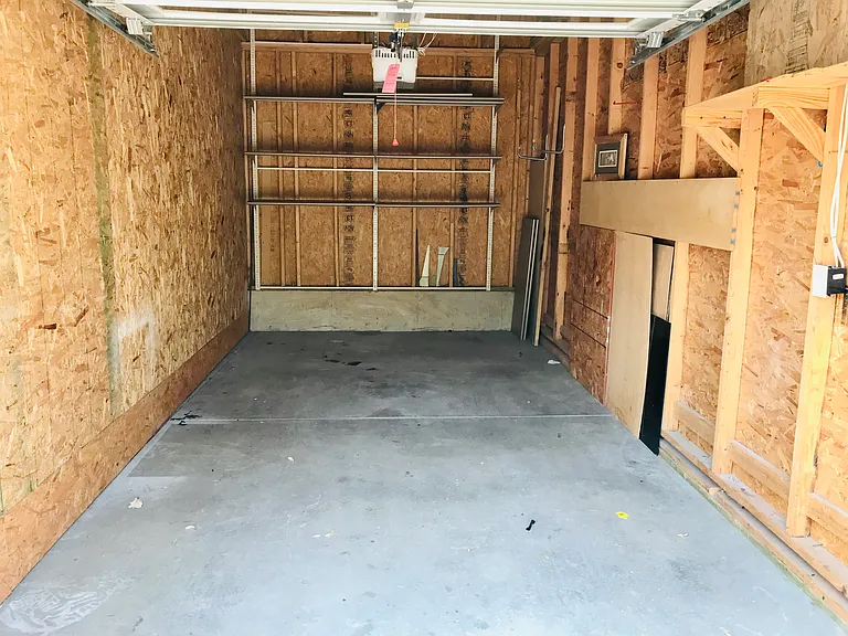 Garage included.