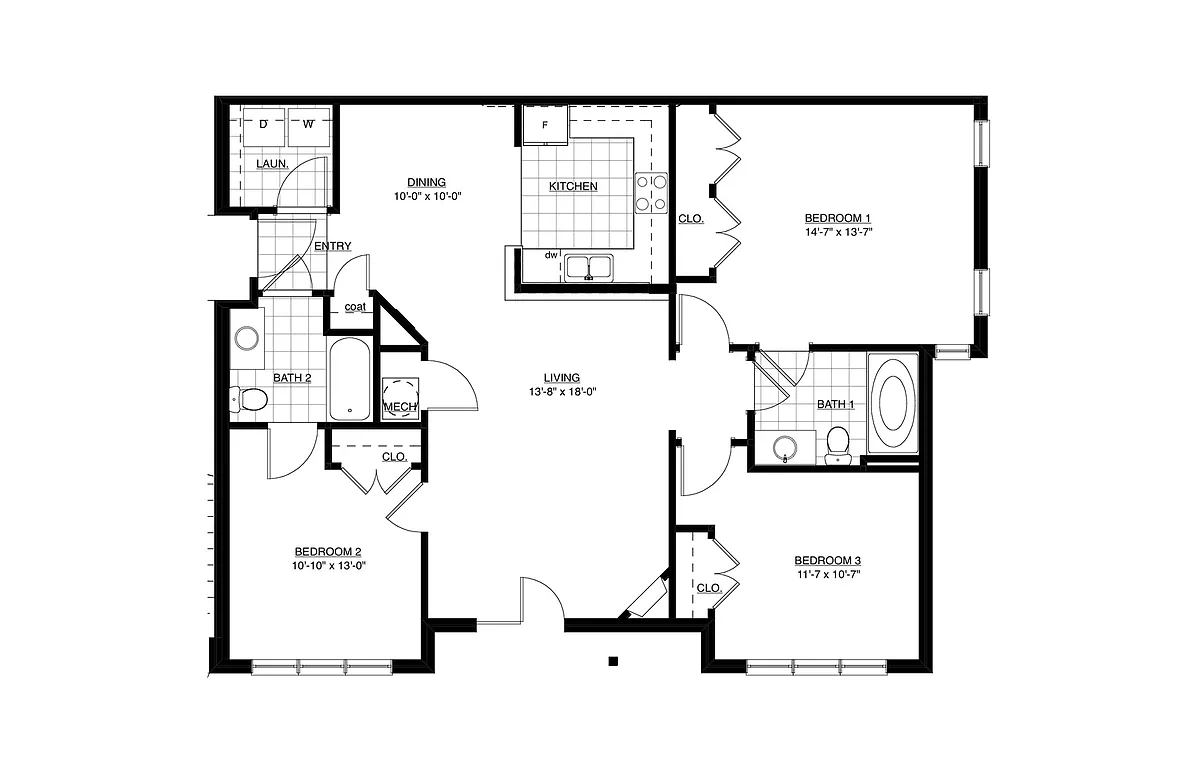 Floor plan Chinkapen