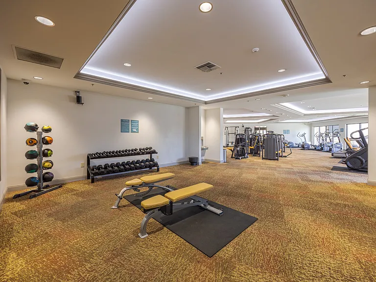 Fully Equipped Fitness Center at The Rays at Vegas Towers in Las Vegas, NV 89119