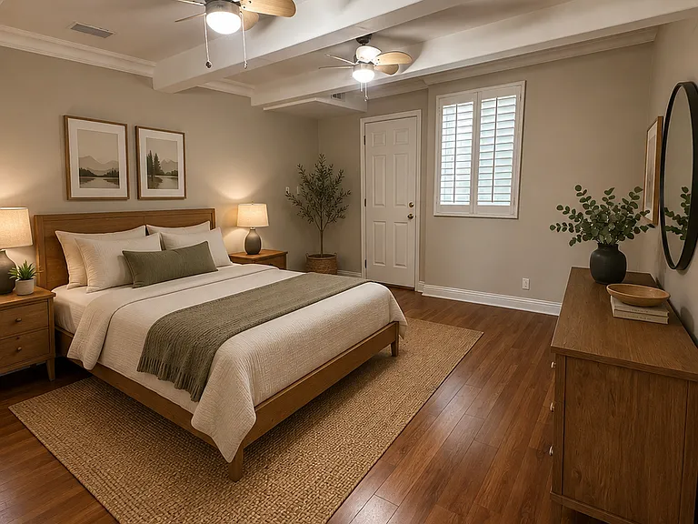 Downstairs bedroom or den