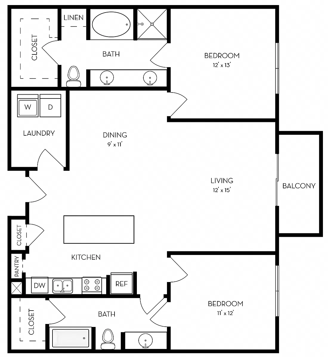 Floor plan B7