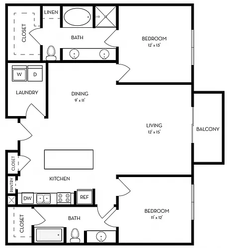 Floor plan B7