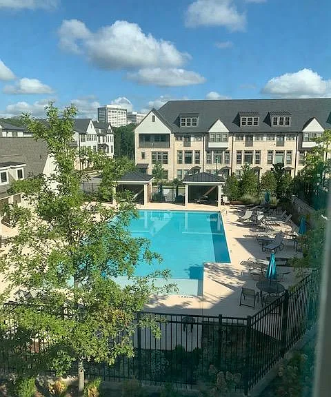 View of the pool from 2nd bedroom