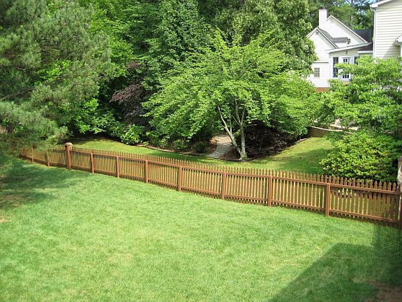 Large Fenced backyard