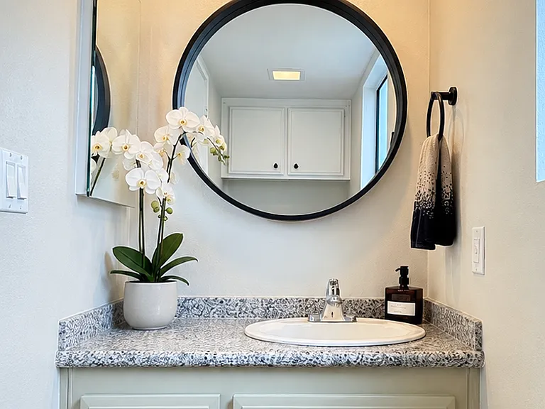 powder room on the main floor
