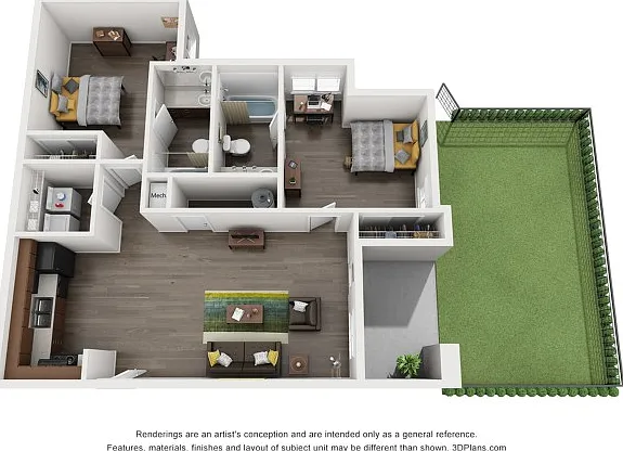 B2 2 Bedroom B2 2 Bedroom