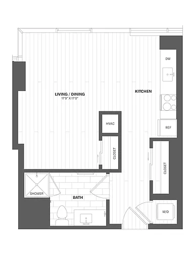 Floor plan Studio-X11