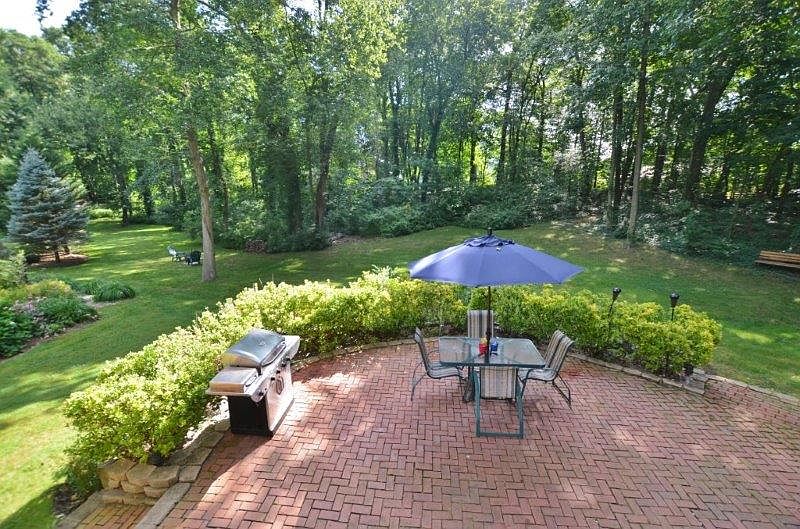 patio overlooking property