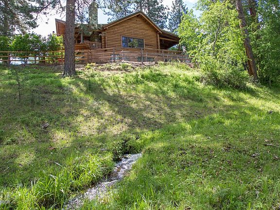 Stream running through property.