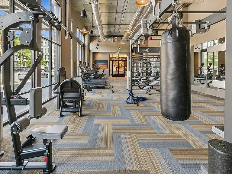 Train your way with a variety of machines, free weights, and open space for every fitness style.