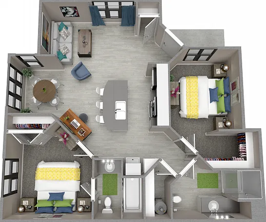 2 Bedroom 2 Bathroom 2 Bedroom 2 Bathroom