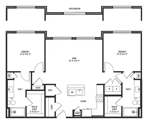 Floor plan B2