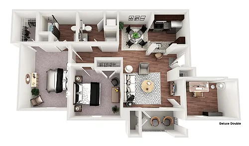 Floor plan Deluxe Double