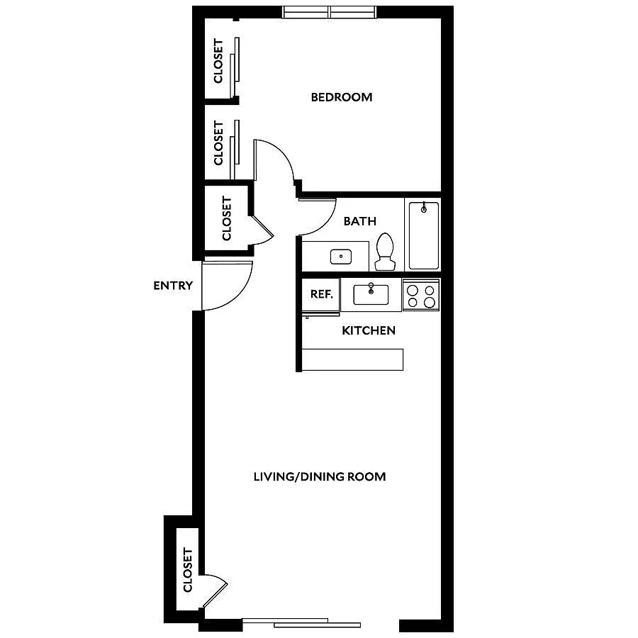Floor plan Plan 1A