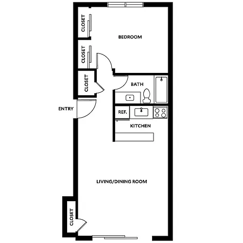 Floor plan Plan 1A