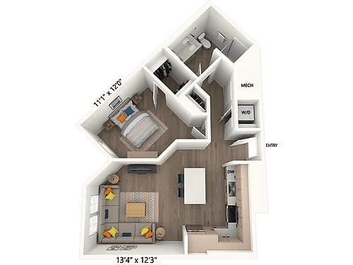 Floor plan AM12.3-M-Scheme III