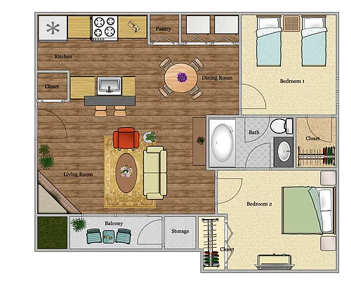 Floor plan B1
