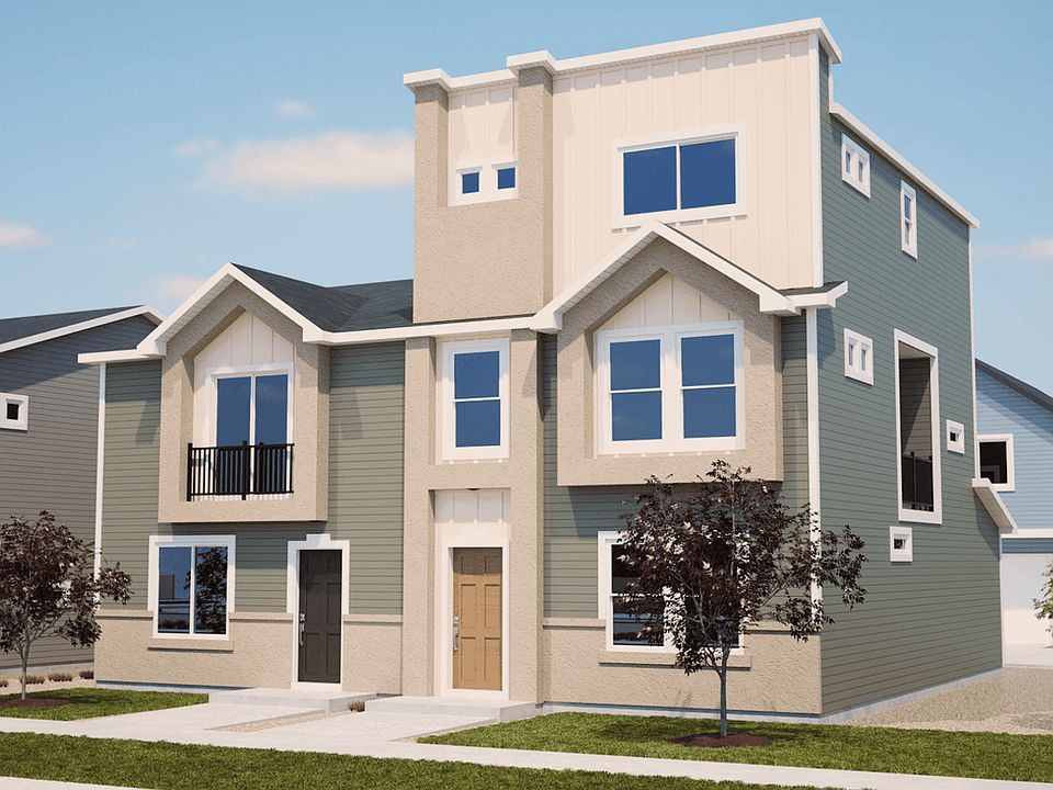 9950-BT7-Right. Rise floorplan is pictured on the right side of the building.