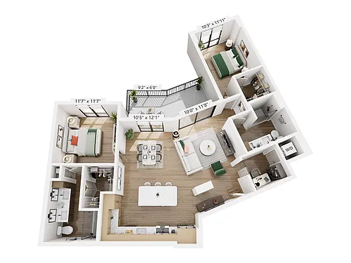 Floor plan B11