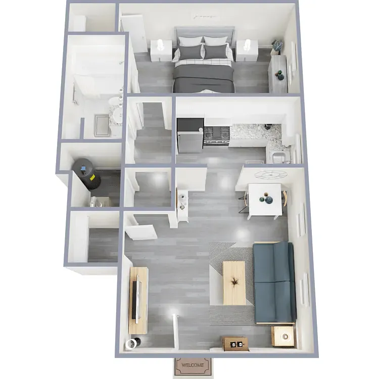 Floor plan 1 Bedroom