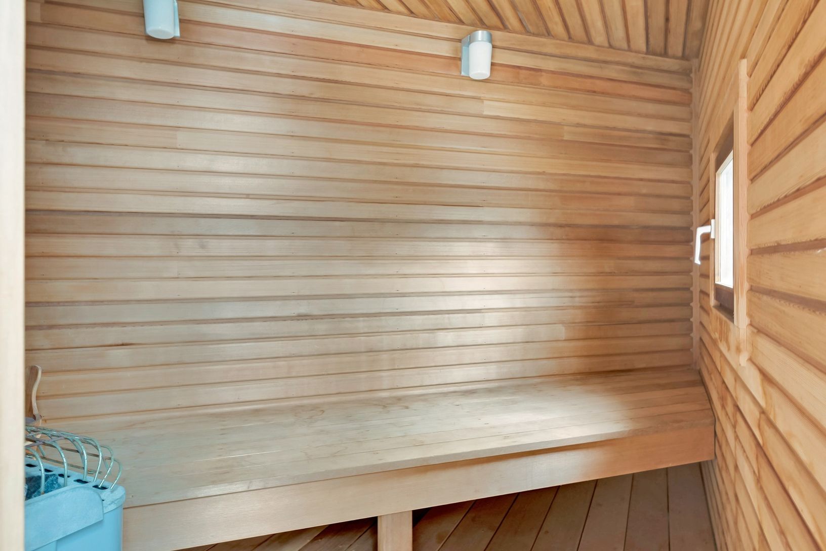  inside sauna