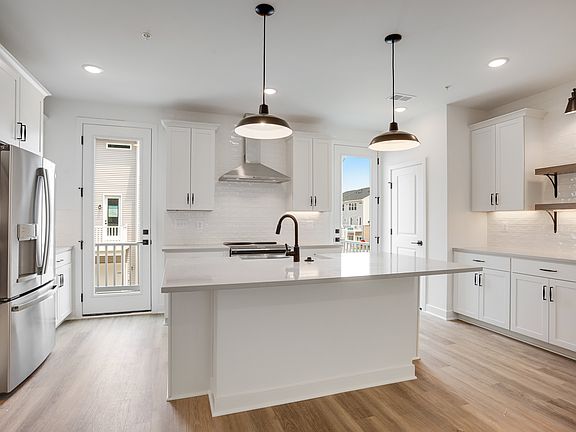 Kitchen with spacious central island